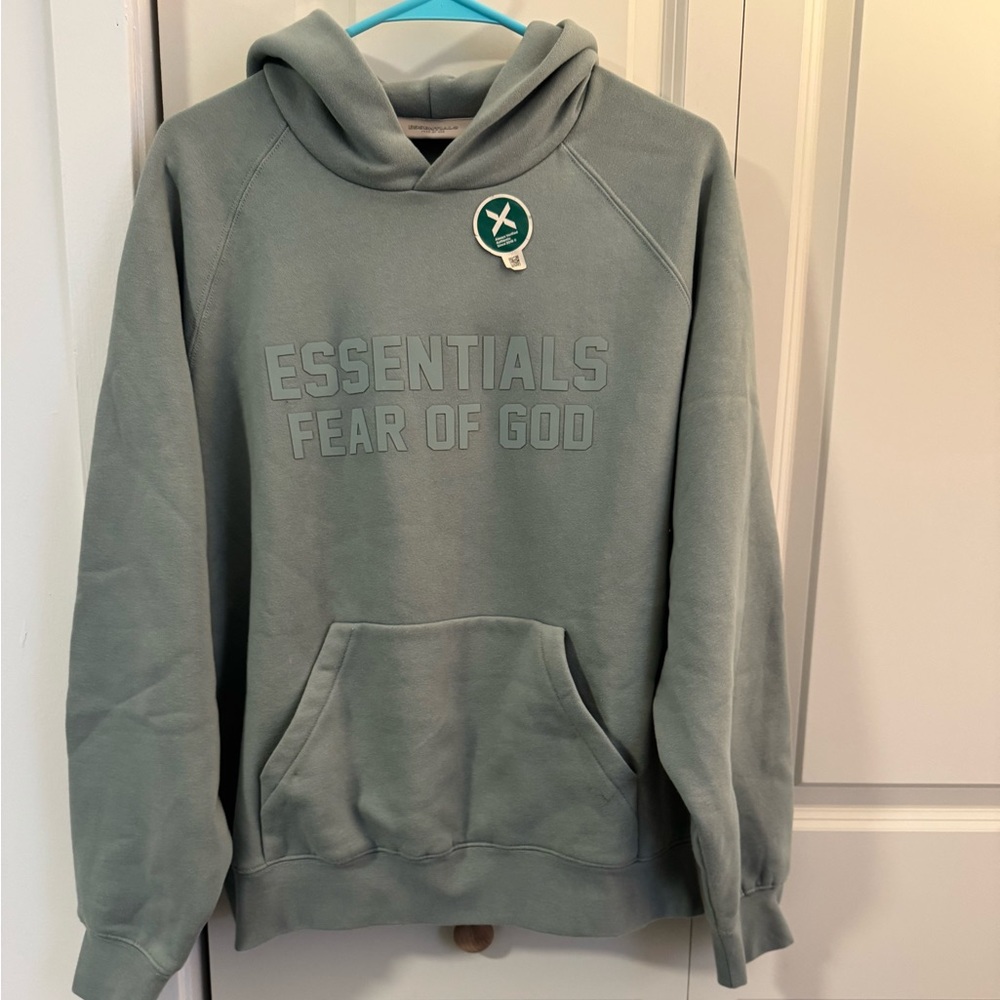 Essentials Sage Hoodie
